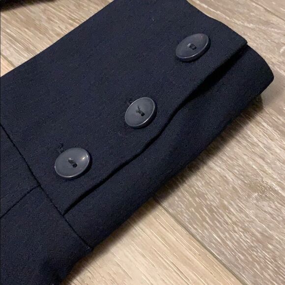 VERO MODA | Navy Blazer Two Breast Button Satin Lined - Picture 4 of 6